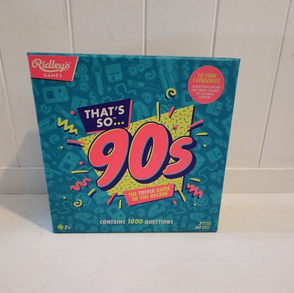 That’s So 90s Team Trivia Set Game For Families, Groups, and Parties BIN N - Picture 1 of 8